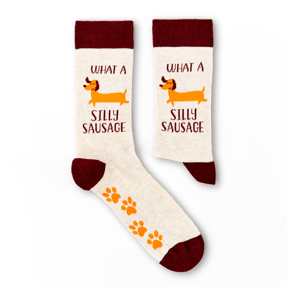 Unisex What A Silly Sausage Socks: 6 - 11
