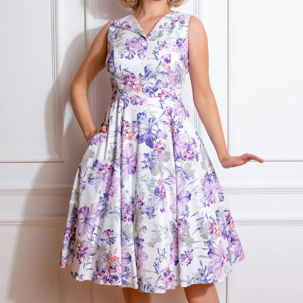 Lena Floral Swing Dress