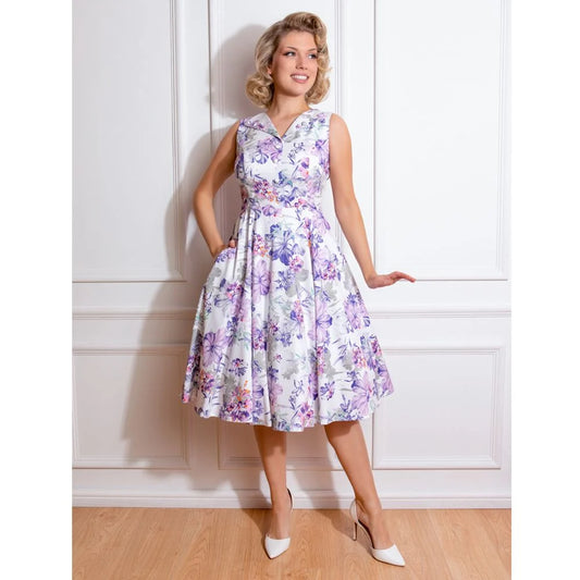 Lena Floral Swing Dress