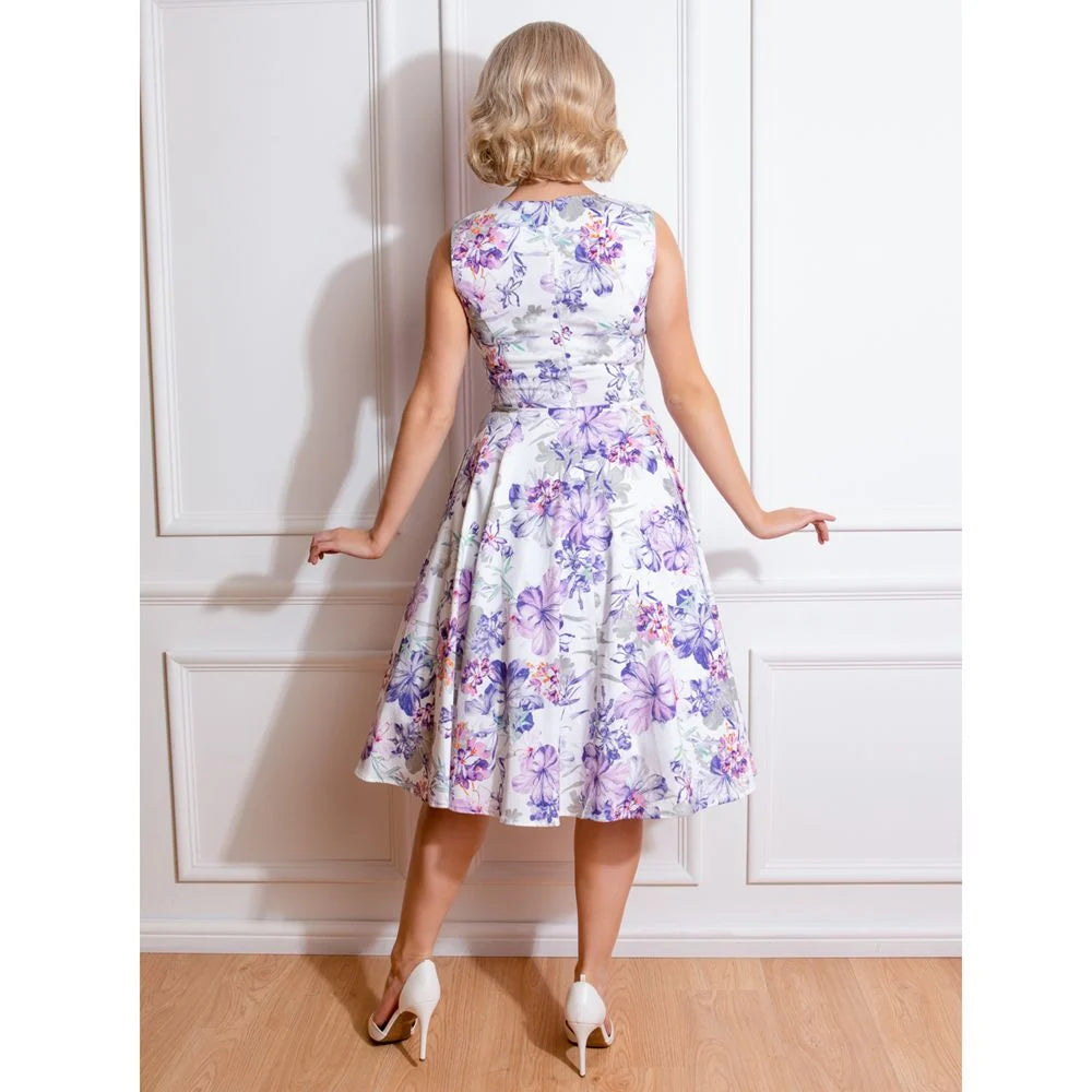 Lena Floral Swing Dress