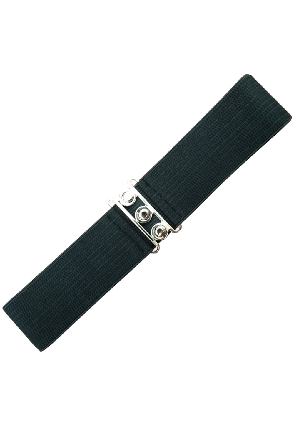 Dancing Days Retro Elasticated 1950's Waspie Belt In Black