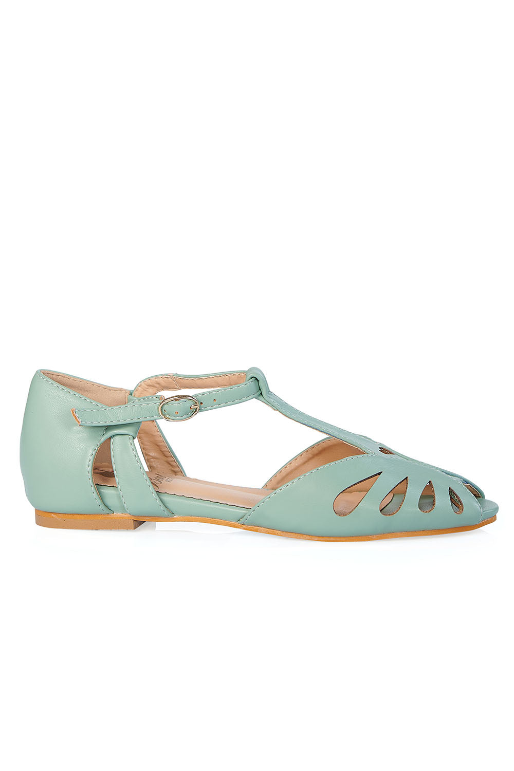 Secret Love Flats with Mini Wedge Mint