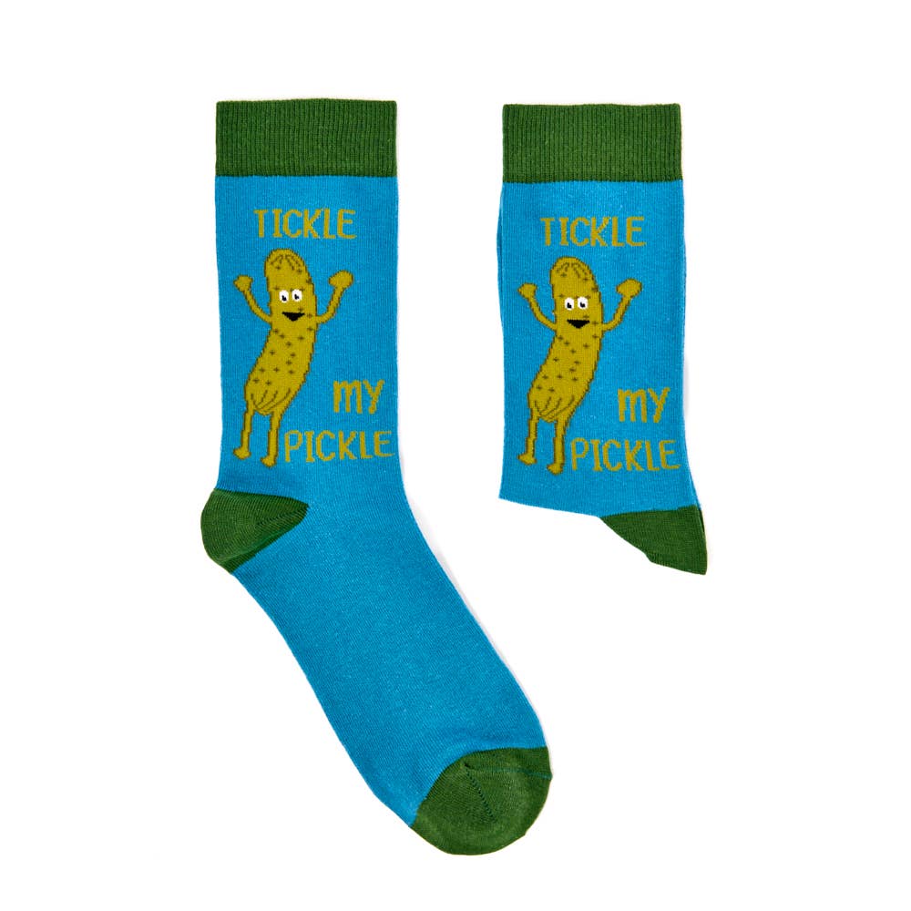 Unisex Tickle My Pickle Socks: 6 - 11