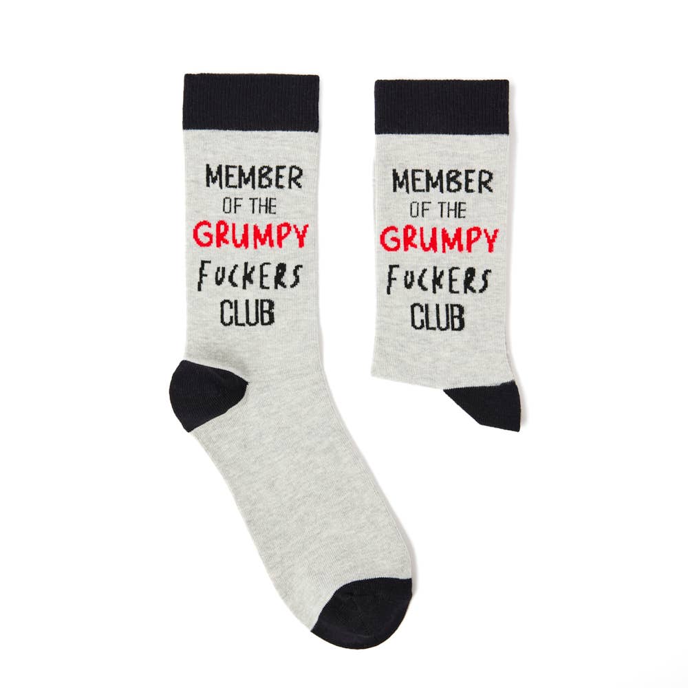 Unisex Member Of The Grumpy Fuckers Club Socks: 6 - 11