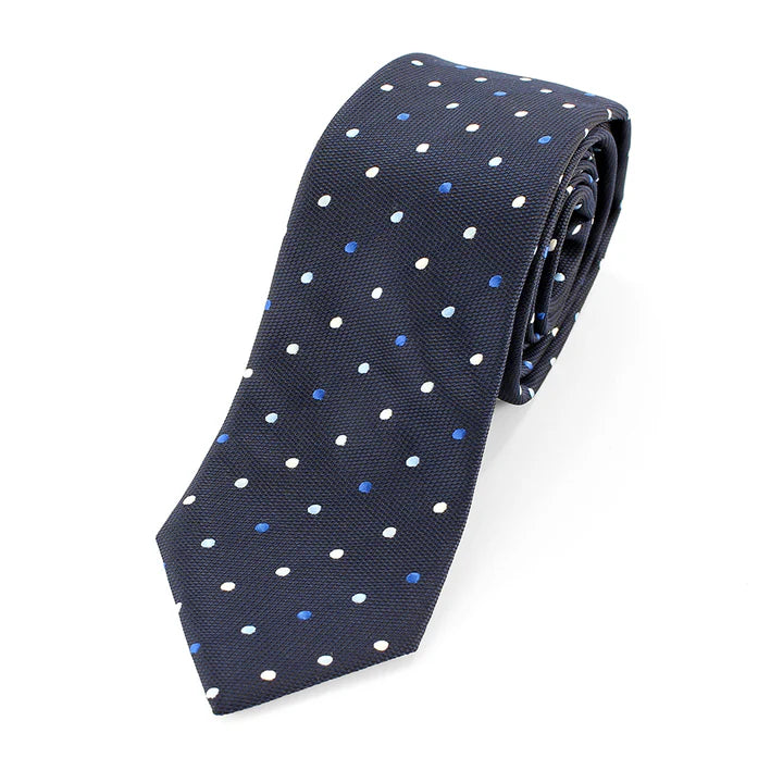 Polka Dot Microfiber Tie