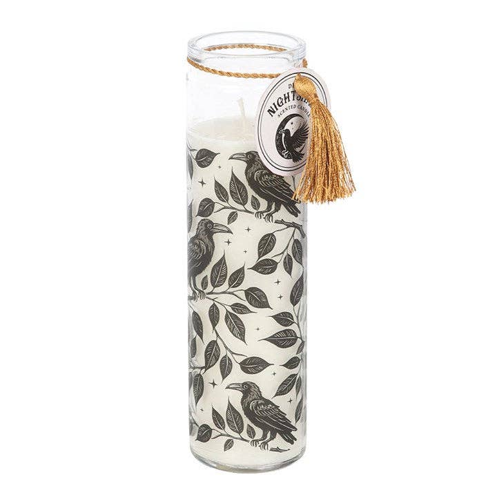 Mystic Raven Gothic Deadly Nightshade Tube Candle
