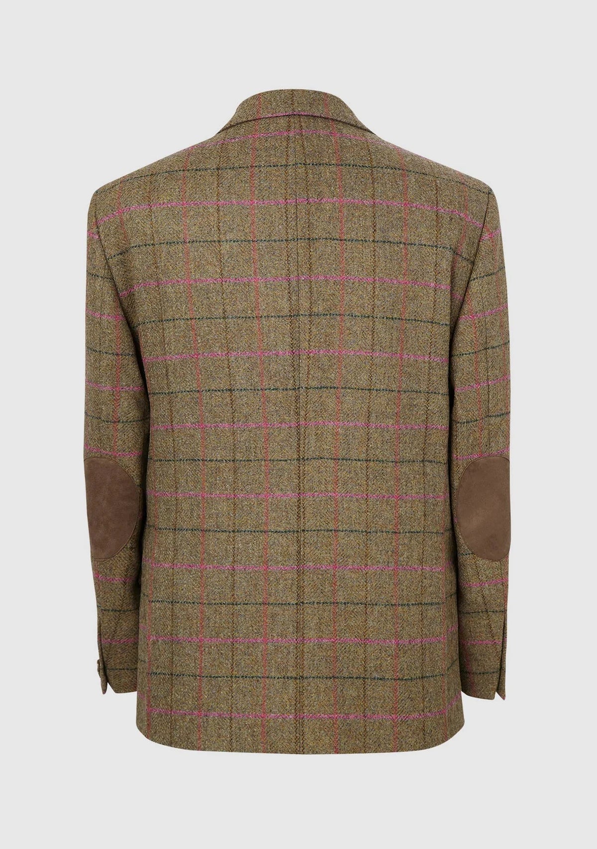 Patrick Mens Jacket In Green & Pink Yorkshire Tweed 48 only