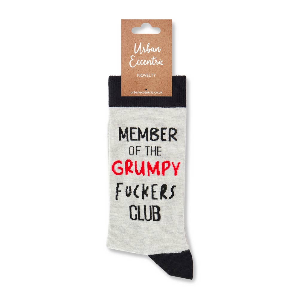 Unisex Member Of The Grumpy Fuckers Club Socks: 6 - 11