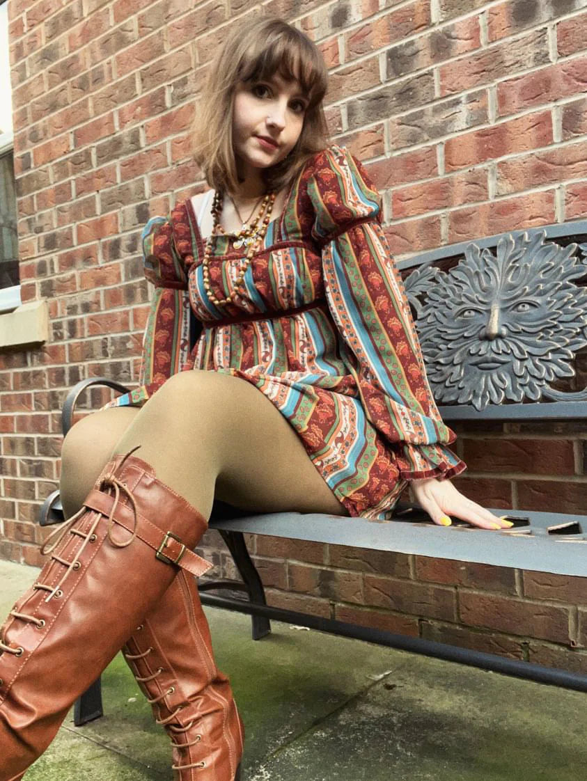 50 Denier Opaque Tights Dark Olive Green