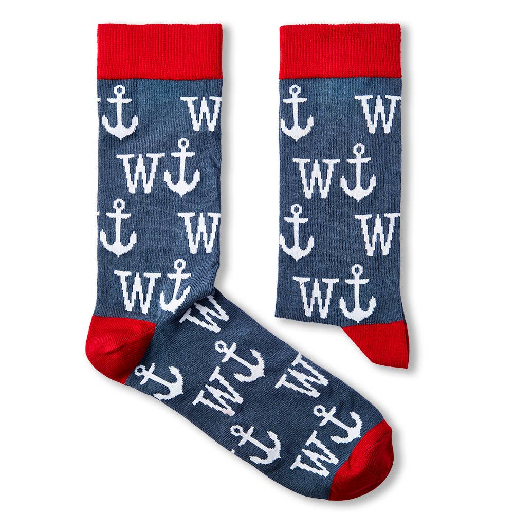 Unisex W'Anchor Socks 6 - 11
