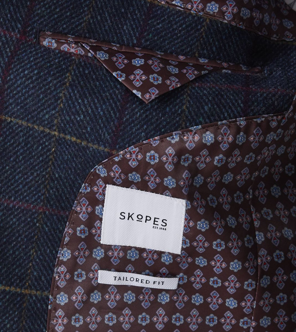 Doyle Tailored Jacket Navy Check Tweed
