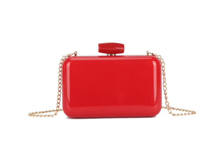 Retro Hardcase Clutch with detachable Chain