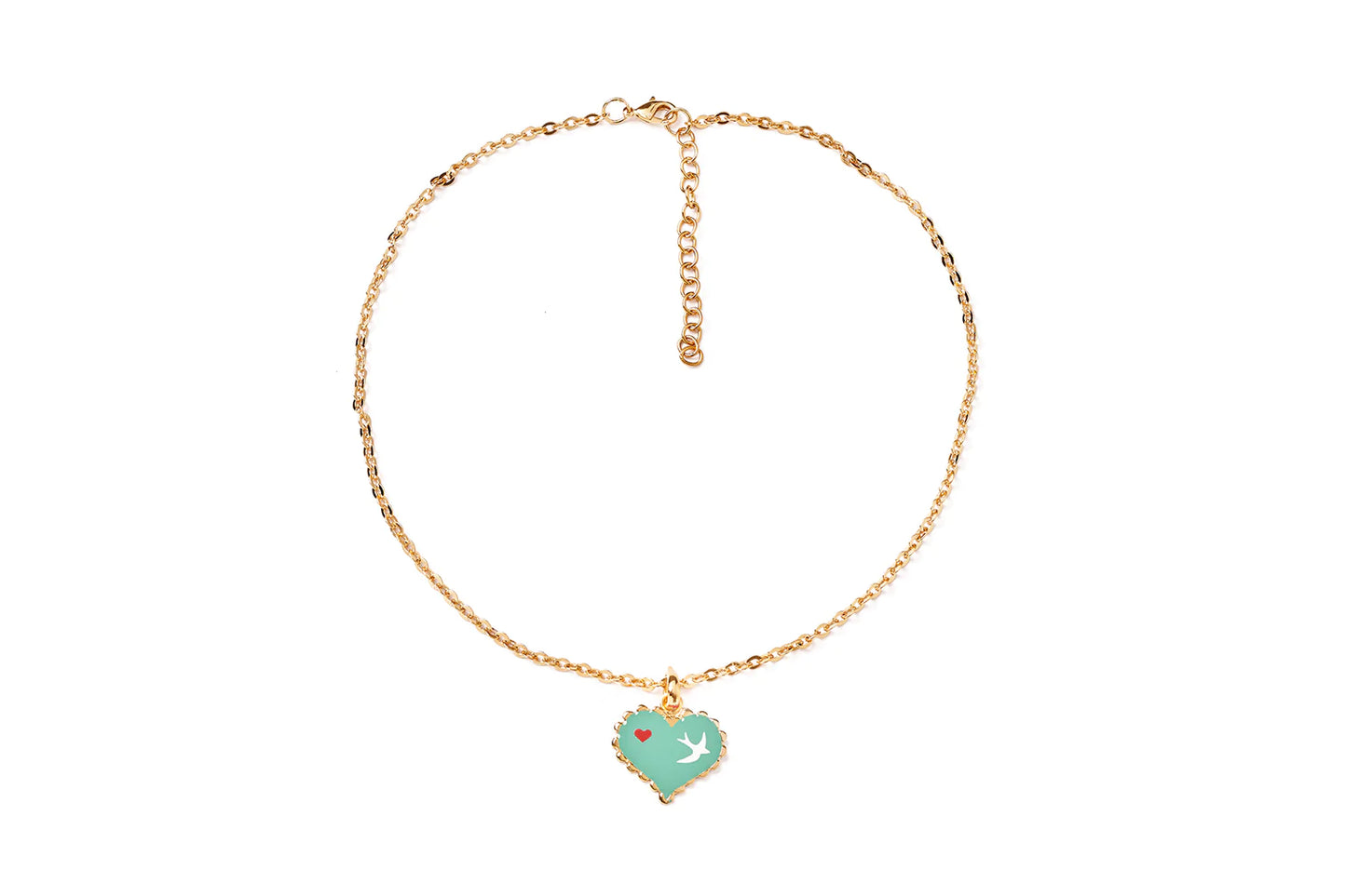 Splendette Love Bird Pendant Necklace