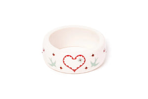 Splendette Wide Love Letter Bangle