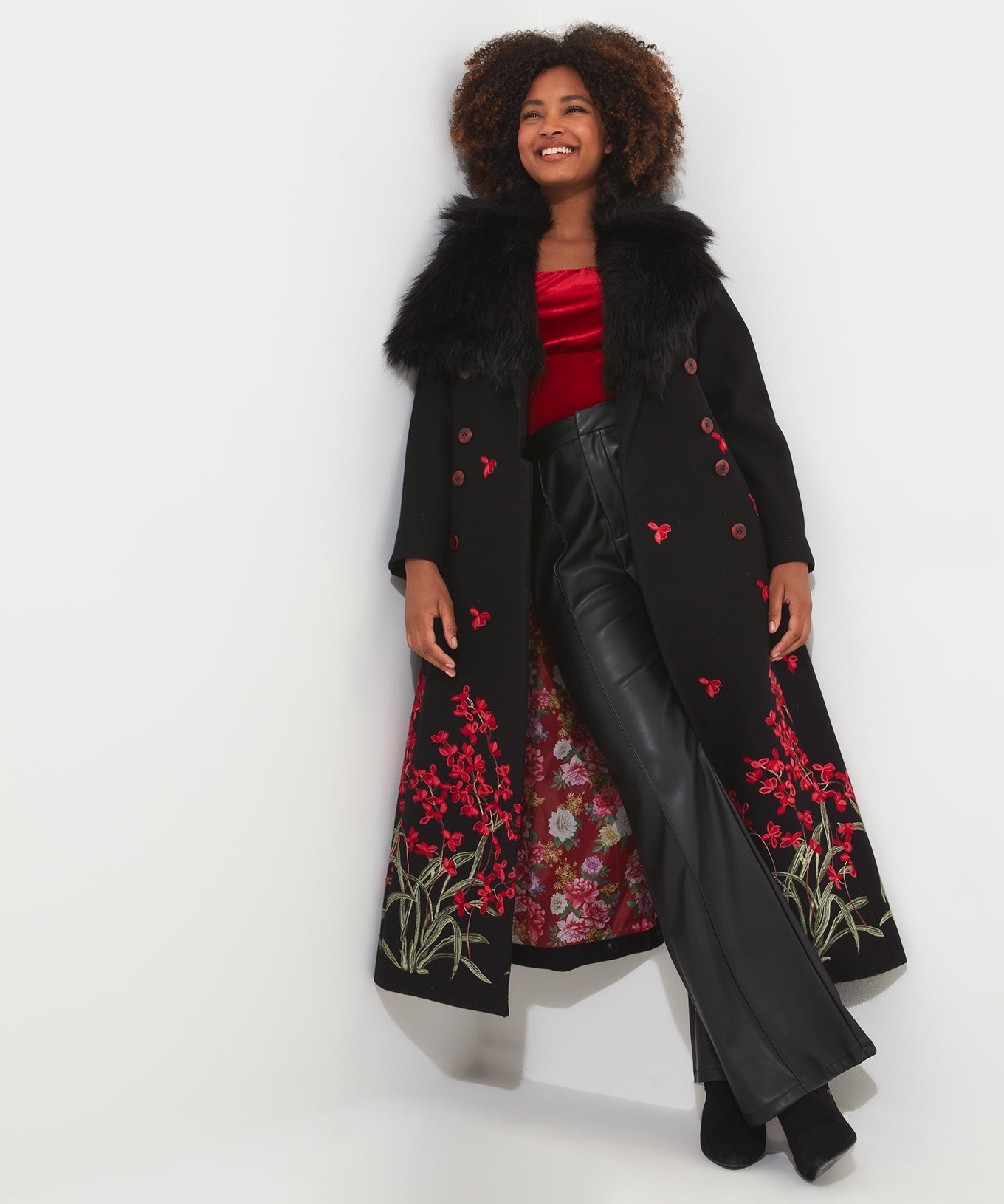 Red Roses Boutique Joe Browns Coat
