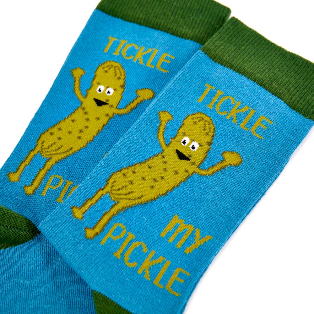 Unisex Tickle My Pickle Socks: 6 - 11