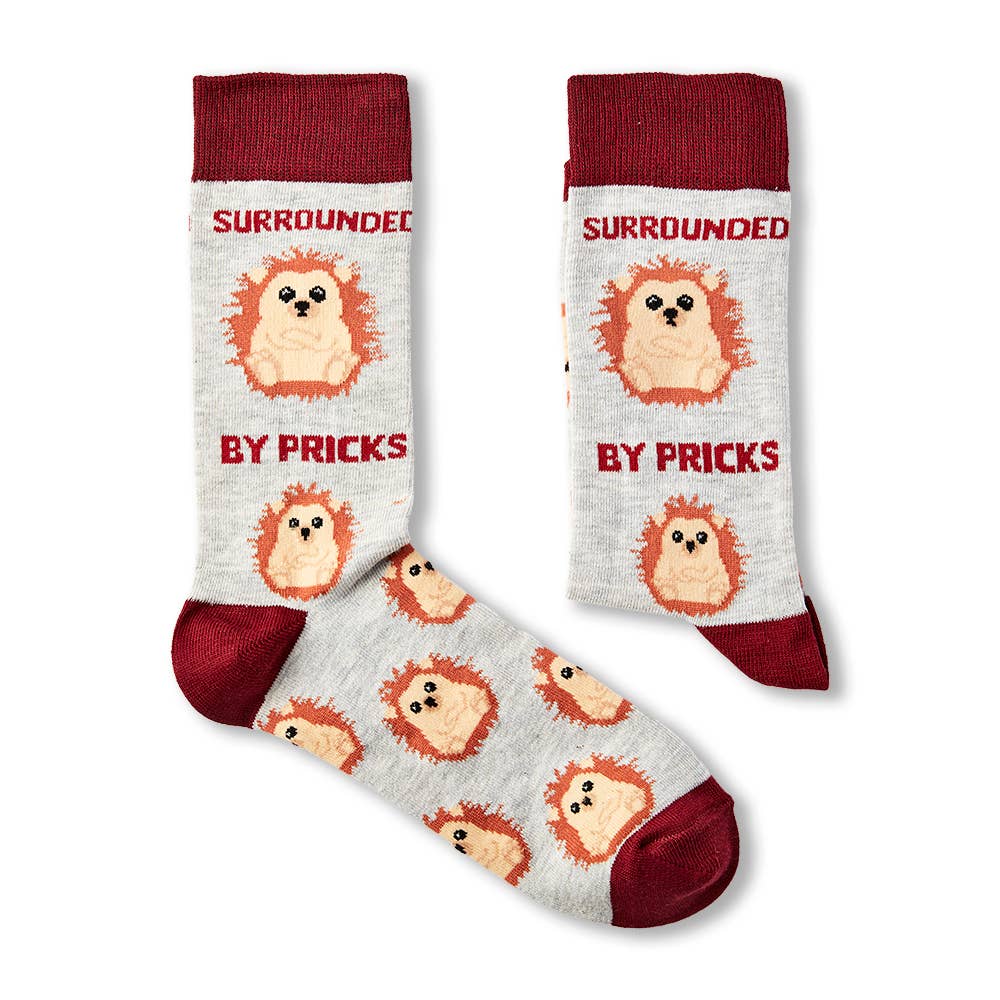 Unisex Surrounded By Pricks Socks: 4-8