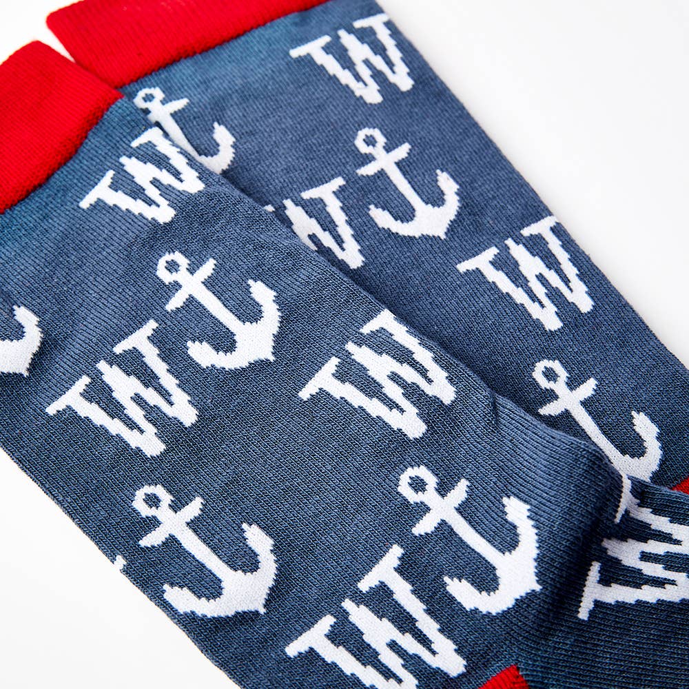 Unisex W'Anchor Socks 6 - 11