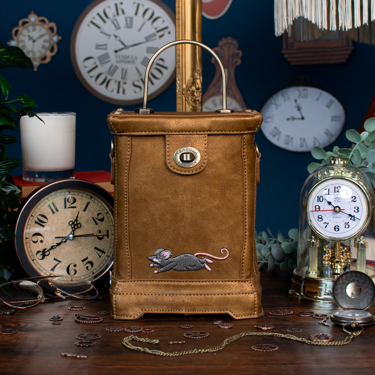 Tick Tock Clock Shop Carriage Clock Bag By Vendula