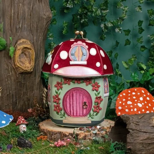 Fairy Village Toadstool House Bag by Vendula