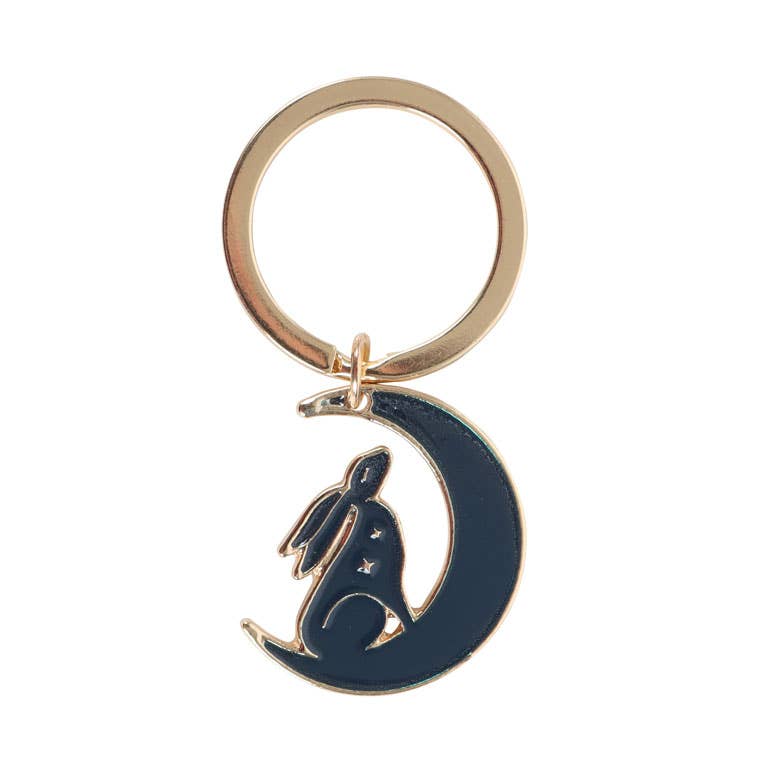 Mystical Midnight Hare Keyring