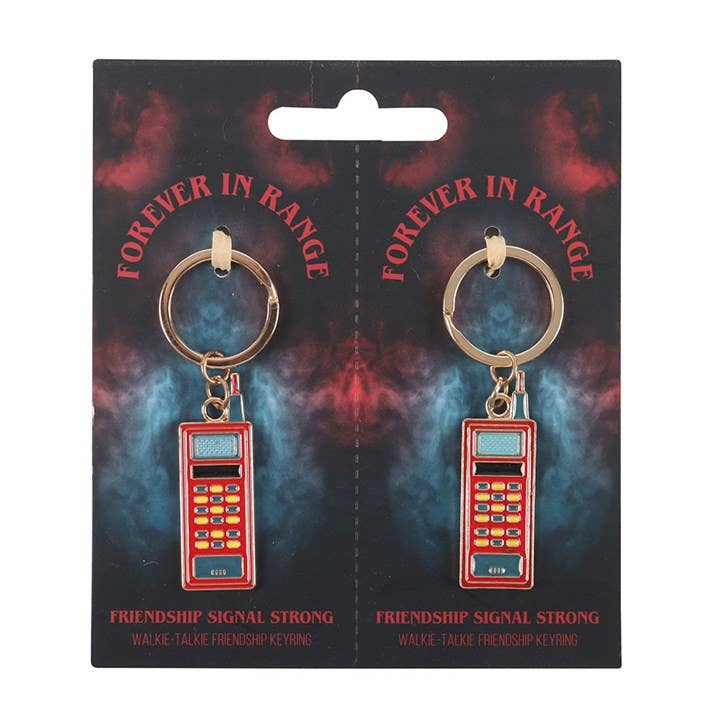 Set of 2 Friendship Walkie Talkie Keyrings