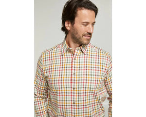 GOLD TATTERSALL CHECK WARM HANDLE SHIRT