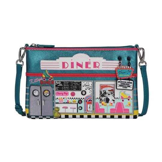 Vendula Kitty's Diner Pouch Bag With Shoulder Strap