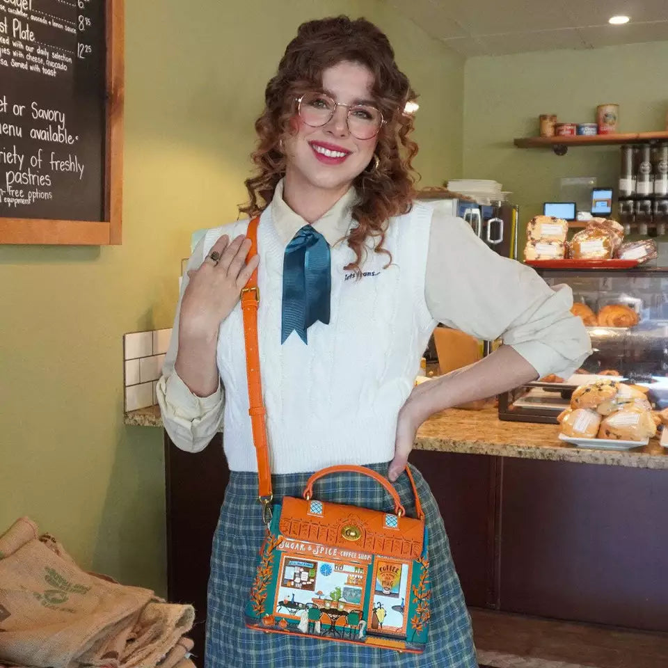 Sugar And Spice Coffee Shop Mini Grace bag By Vendula