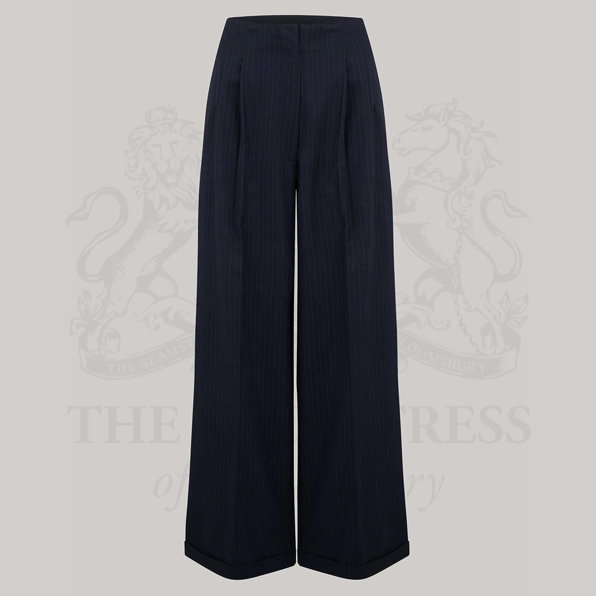 Tailored Audrey Trousers Navy 