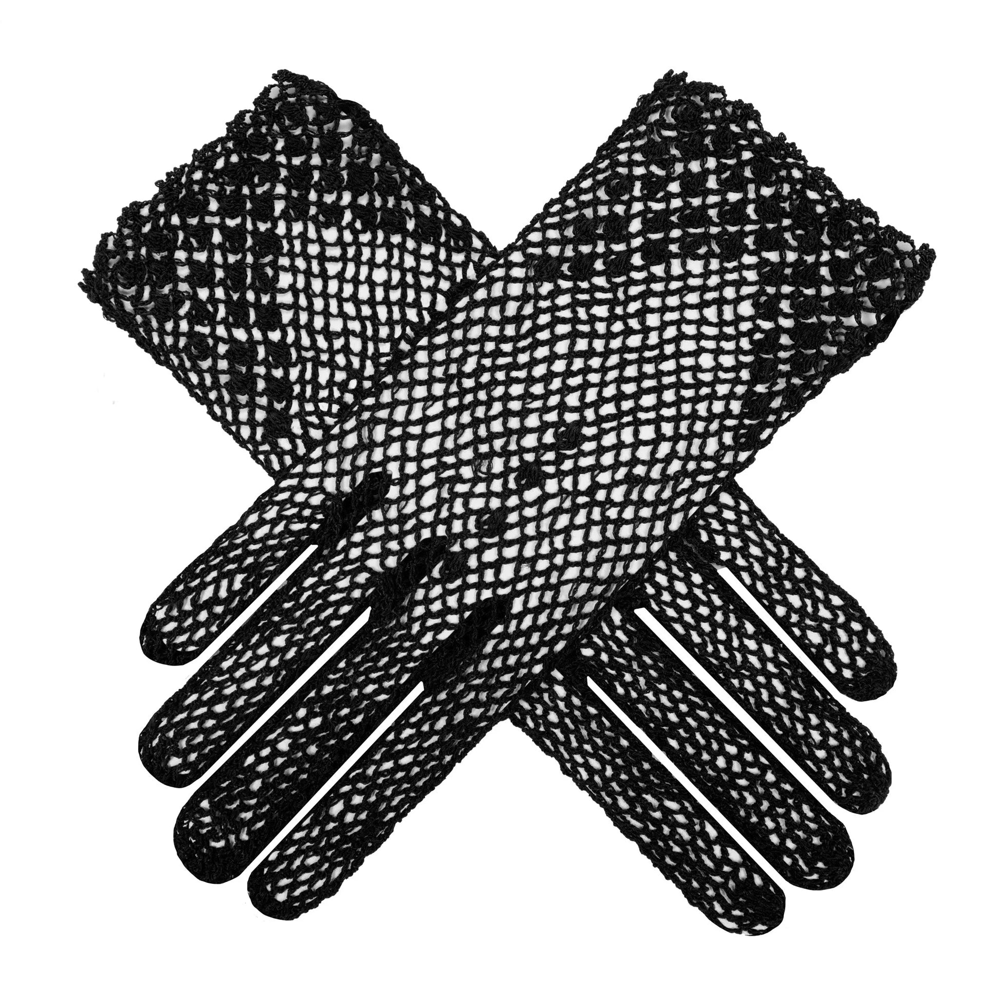 Vintage Inspired Cotton Crochet Gloves