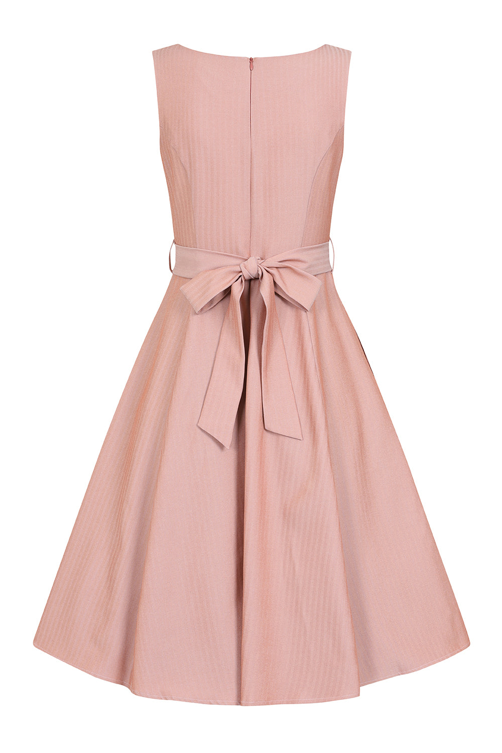 H&R London 50's Alison Dusky Pink Sleeveless Swing Dress