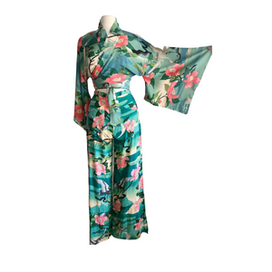 Carry Me Away 1940s Kimono Style Top Lounge Set