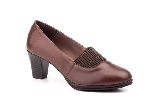 1940s Inspired Spanish Leather Heels