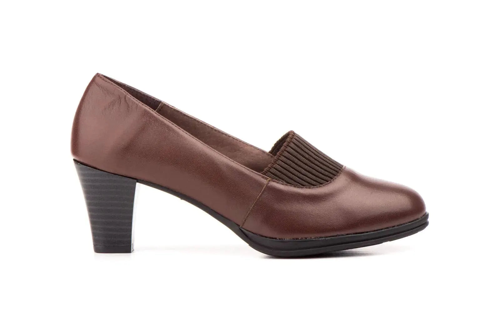 1940s Inspired Spanish Leather Heels