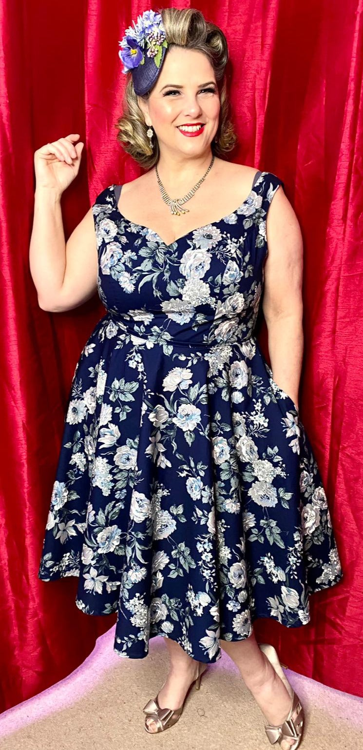 plus size retro dresses uk Unique Vintage Plus Size Cherry Tomato Midi Dress