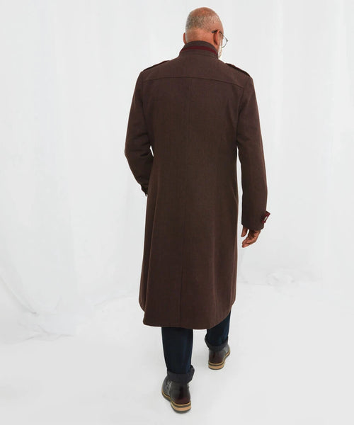 Joe Browns All In Order Chestnut Brown Military Style Coat