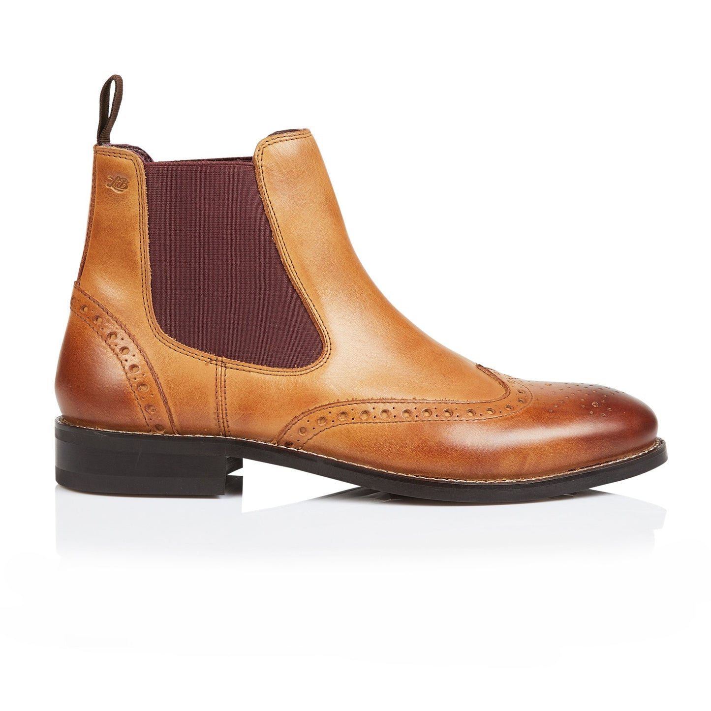 Mens Henry Chelsea Boots In Tan