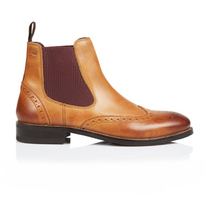 Mens Henry Chelsea Boots In Tan