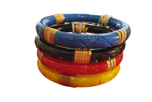 Splendette Narrow Bangle With Light Cane In Various Colours