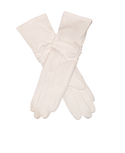 Edra 40s 50s Inspired Ivory Cotton Gloves