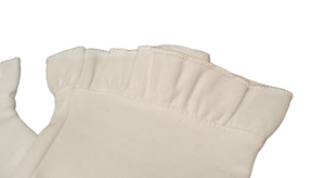 Rose 40s 50s Inspired Ivory Cotton Gloves