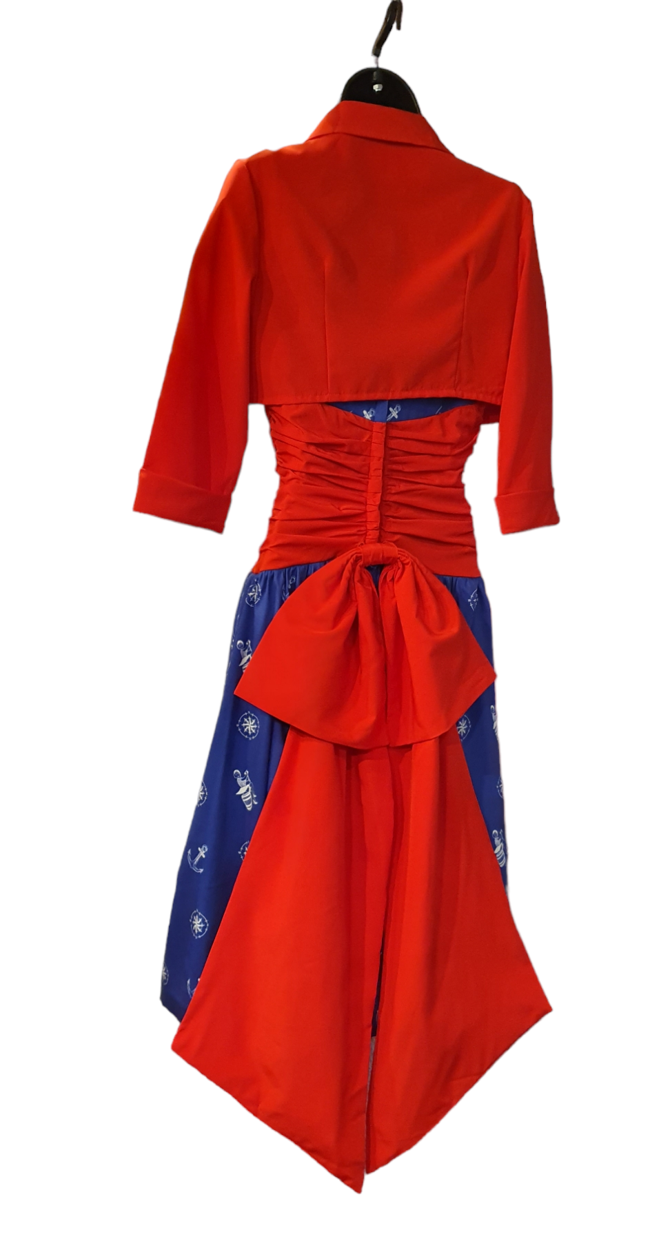 EXCLUSIVE Beverley Nautical 1950s Inspired Dress & Bolerov