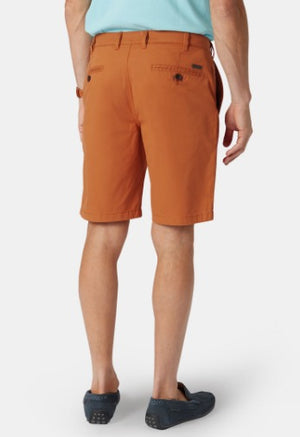 Ashdown Chino Shorts In Burnt Orange