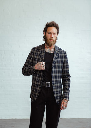 Chuck Check Single Breasted Blazer