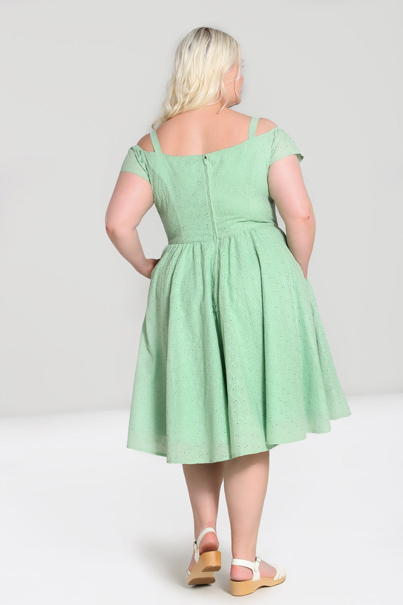 Mint green sale swing dress