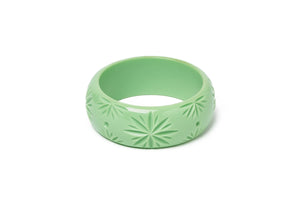 Tea Green Wide Bangle
